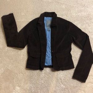 Like new, pretty brown corduroy blazer or jacket.